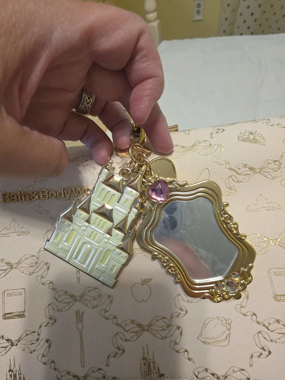 Bath & Body Works Pink Gold Disney Princess Tote Backpack